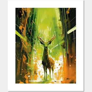 Scifi Deer Posters and Art